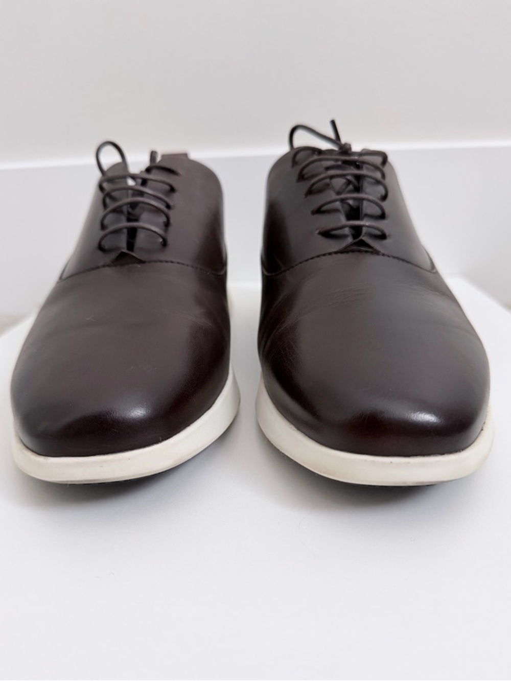 Wolf & Shepherd Crossover Longwing Leather Hybrid Dress Shoe Brown Size 8.5 US